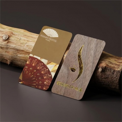 Custom Nfc Wood Business Card 